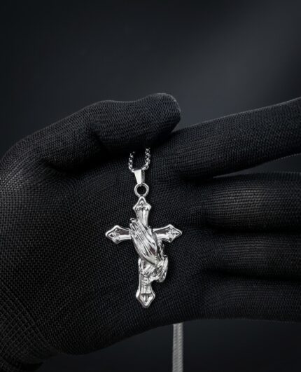 The Devotion "Praying Hands" Cross